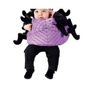 Infant Toddler Plush Purple Silly Spider Costume Vest 12-24 month